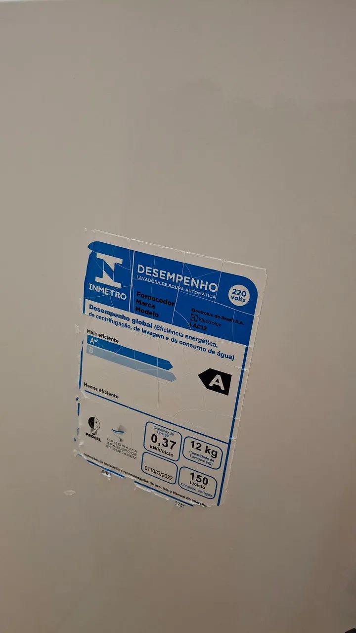Máquina de lavar de 12kg Electrolux  - Foto 4