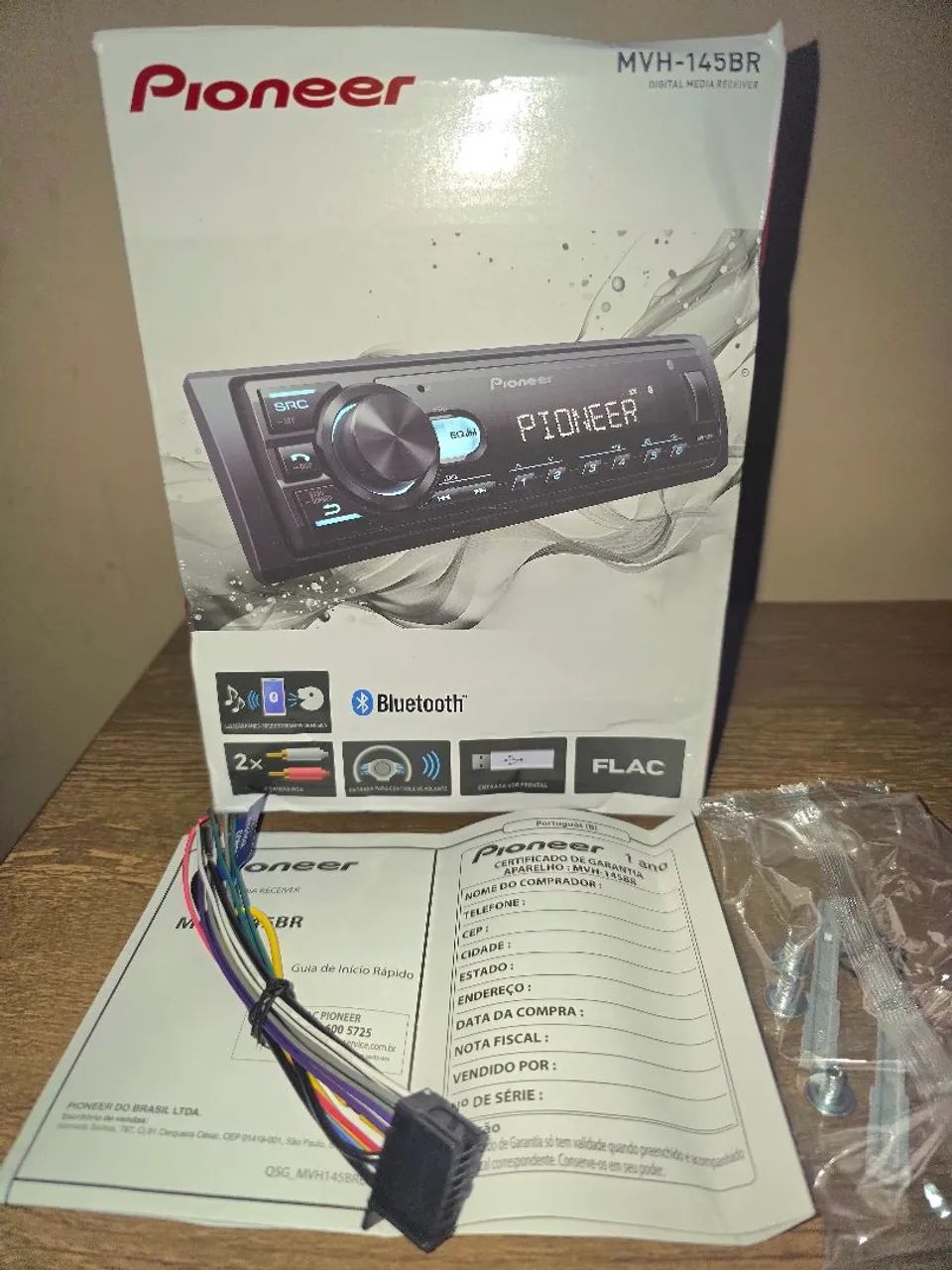 radio pionner mvh145 Bluetooth usb novo  - Foto 4