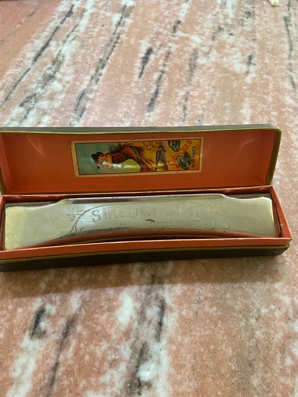 Gaita Secdutora M Hohner Made in Brasil - Foto 3