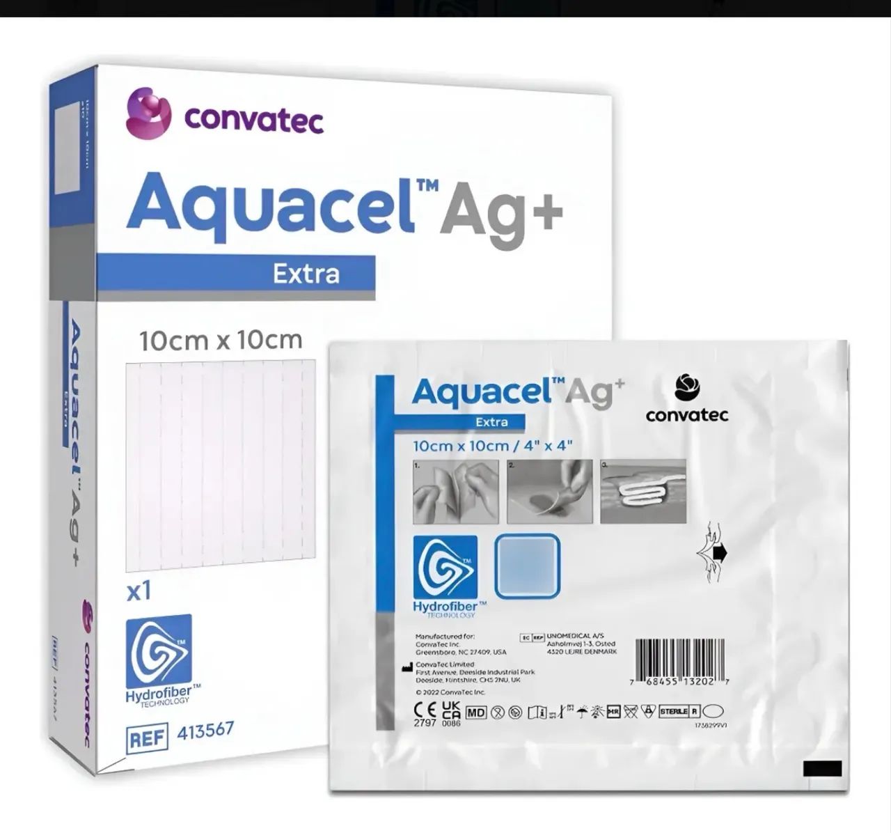 Aquacel Agt Extra 10x10cm (unidade) - Convatec - Foto 3