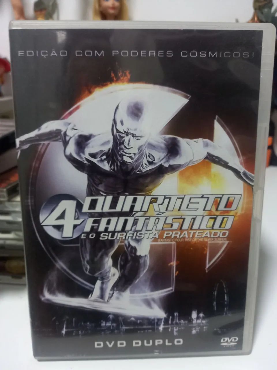 DVD DUPLO QUARTETO FANTÁSTICO  e o SURFISTA  PRATEADO 