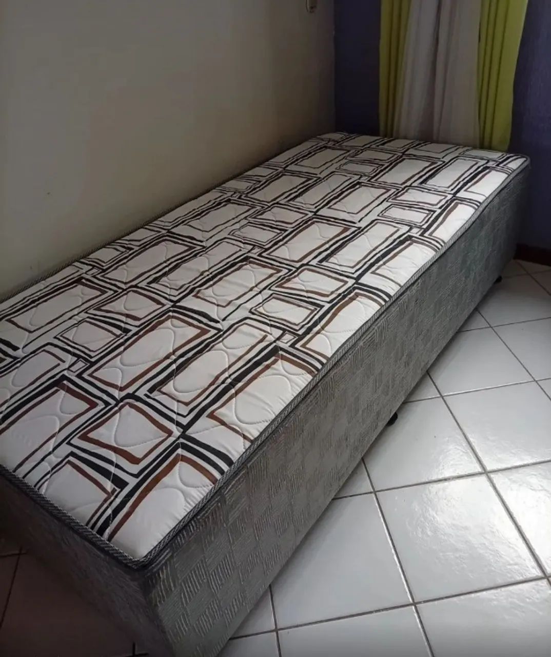 CAMA BOX DE SOLTEIRO - PEDIU, CHEGOU -  DISPONÍVEL