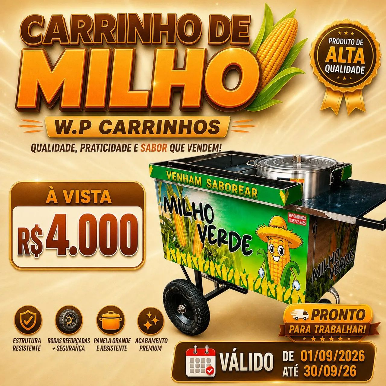 Carrinhos de milho  - Foto 3