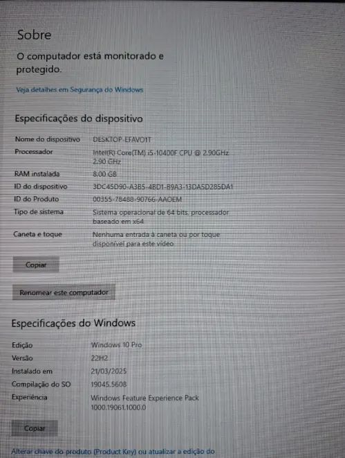 Computador completo processador Intel Core i5-10400F - Foto 5