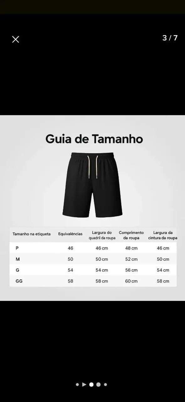 Short preto de linho - Foto 2