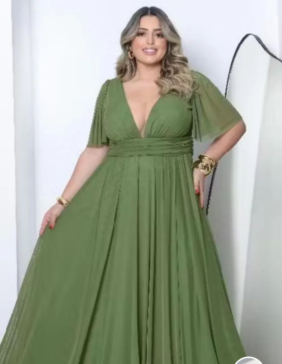 Vestido (novo) veste até 52