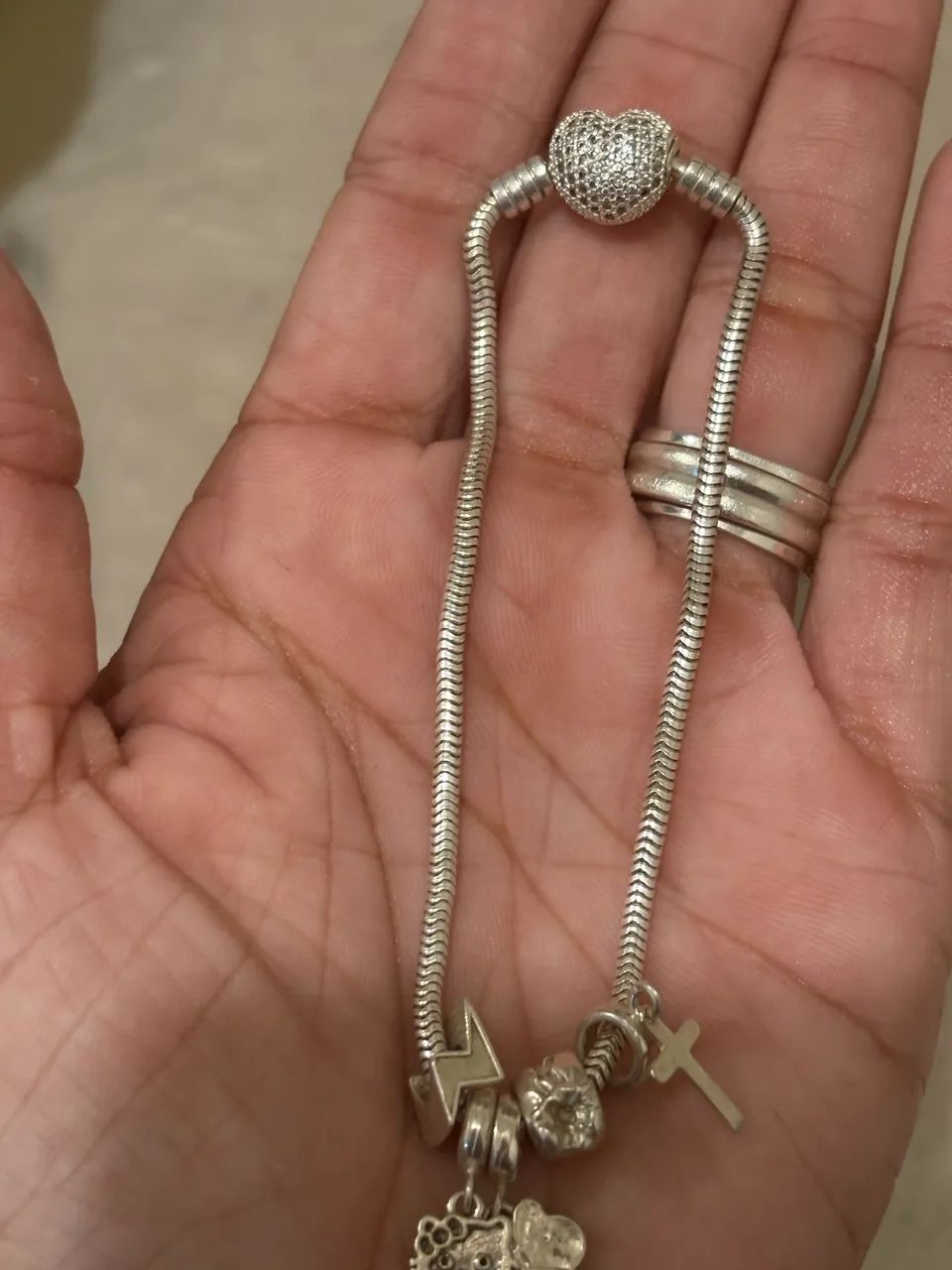 Pulseira de prata 925 Pandora  - Foto 4
