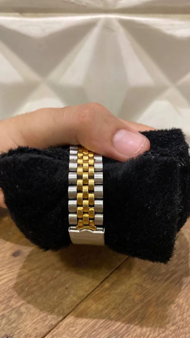 ORIENT PRESIDENT Crystal 21 Jewels Automático Bicolor - Clássico e Elegante - Foto 3