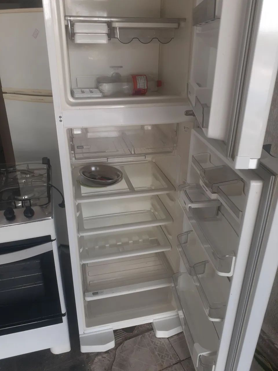 Combo geladeira Brastemp frosfre e fogão  4 bocas automático  - Foto 4