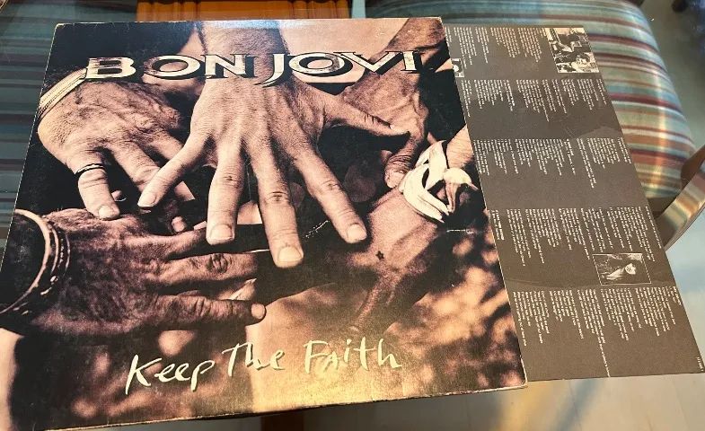 Lp nacional Bon Jovi Keep the faith