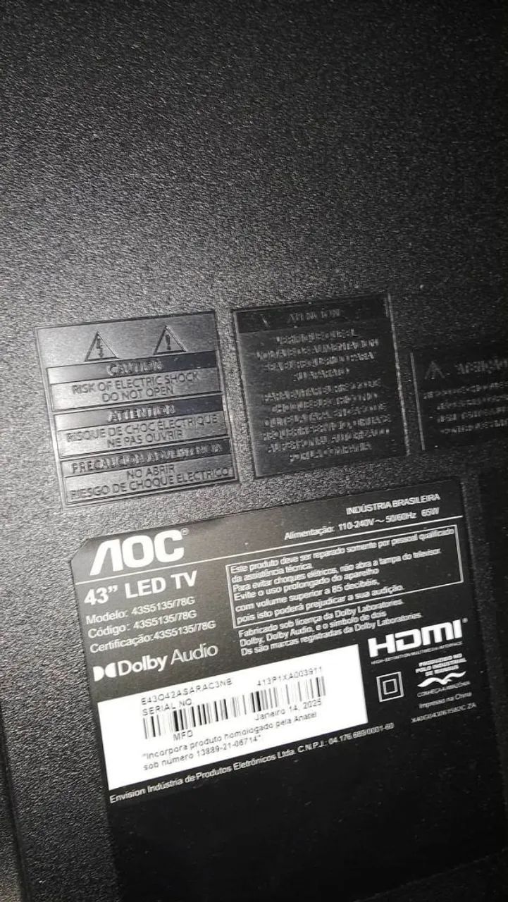 Vendo tv 43" Roku 9 meses de uso  - Foto 2
