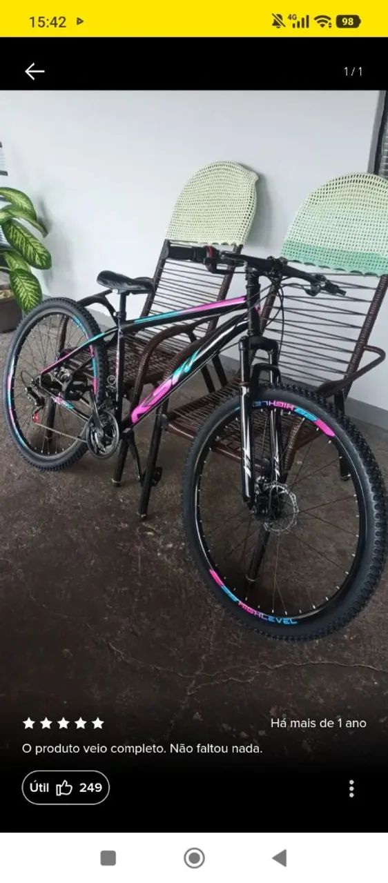 Bicicleta aro 29 na caixa,com nota fiscal - Foto 2