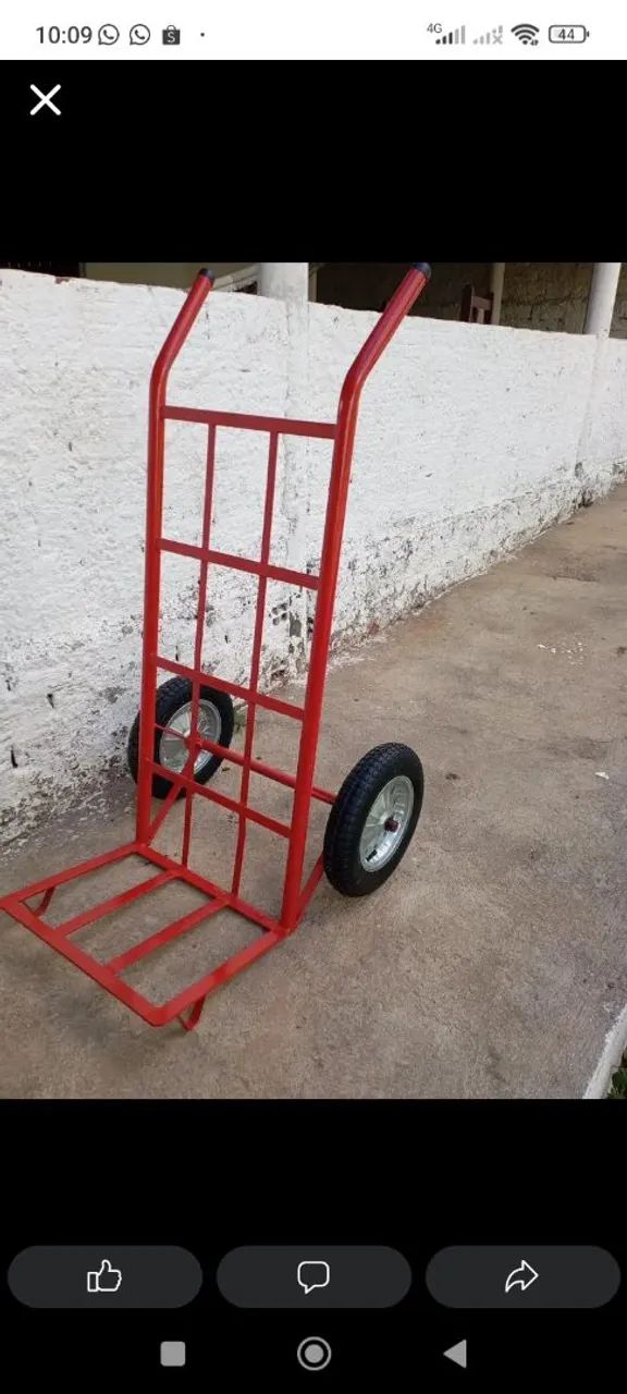 Carrinho de carga direto da metalúrgica  - Foto 4