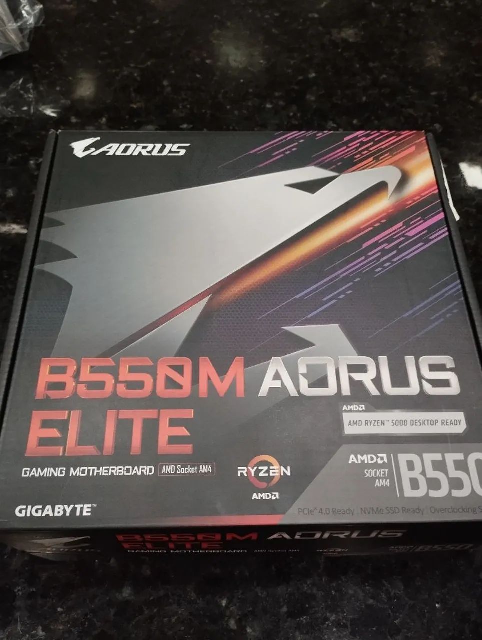 Placa mãe AORUS ELITE sem uso e lacrada  - Foto 3