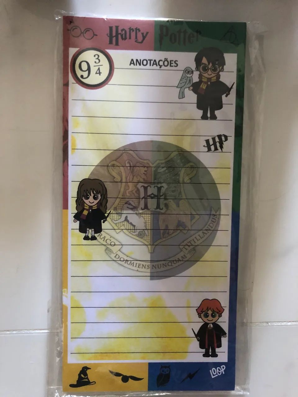 Kit Caneca Bloco e miniatura personagem de Harry Potter - Foto 2
