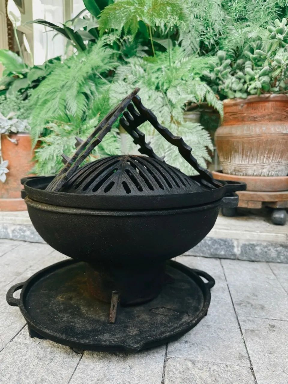 Churrasqueira + Chapa (Gengiskan) de Ferro  - Foto 5