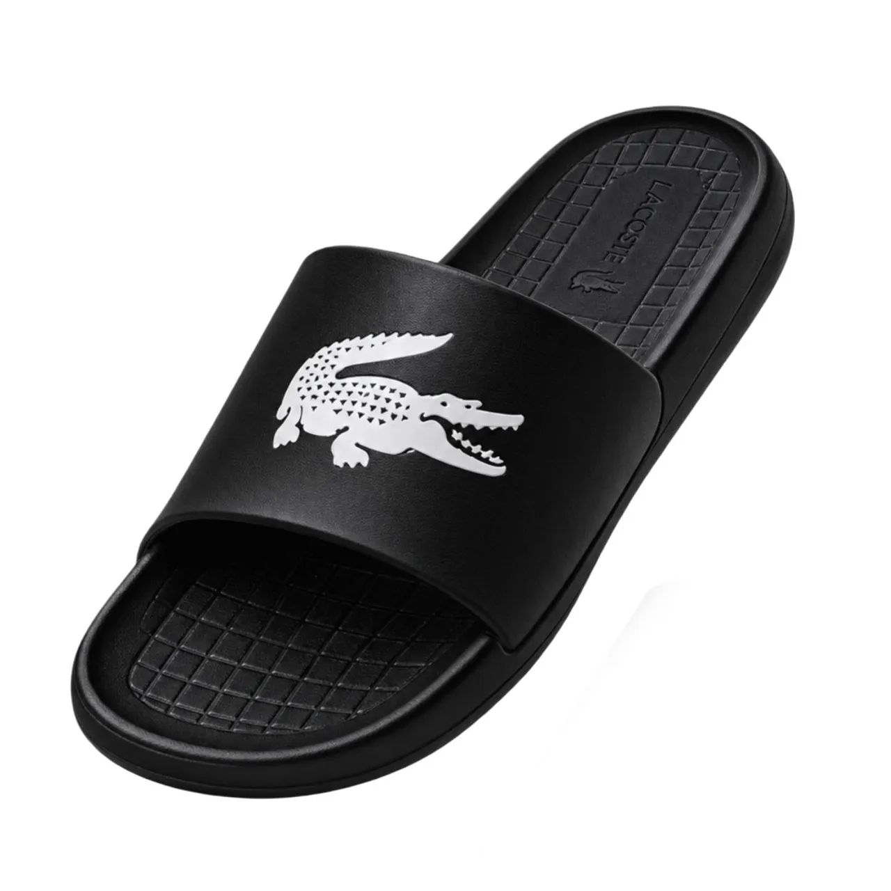02 Chinelo Lacoste P e B - Foto 2
