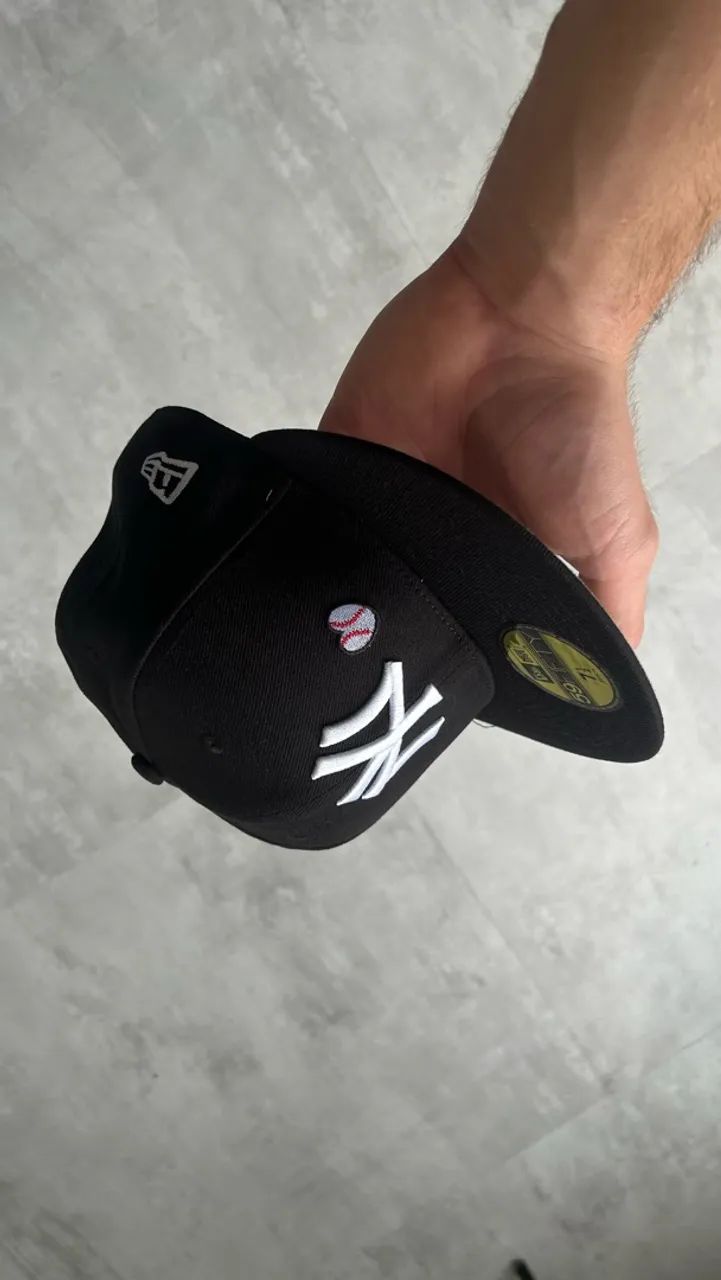 Boné Yankees Clouds Fitted preto - Foto 4