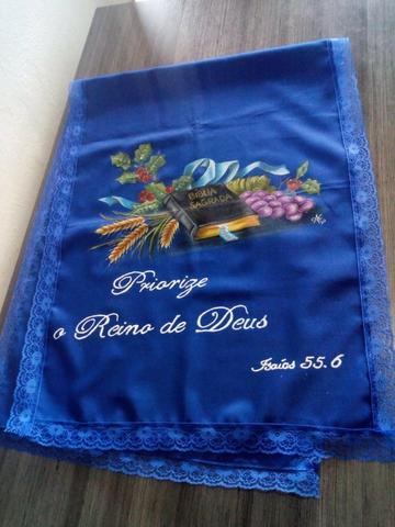 Toalha Caminho para púlpito ( AZUL) - Foto 3
