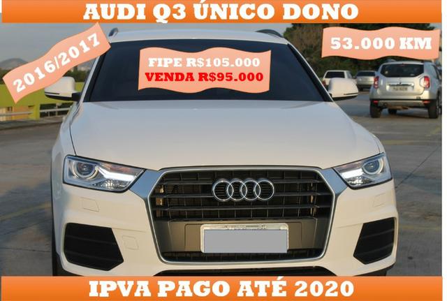 Audi Q3 1.4 Turbo 55.000km Único Dono 2016/2017 Ipva pago 95.000 a vista - Foto 2