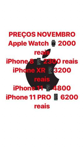 Iphones lacrados com garantia de um ano!