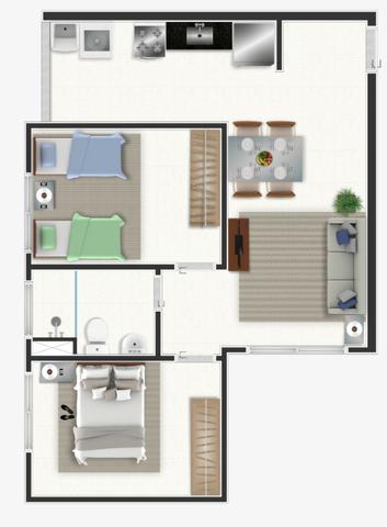 Apartamentos a Partir de R$ 117.000,00 - Columbia Residencial - Foto 12