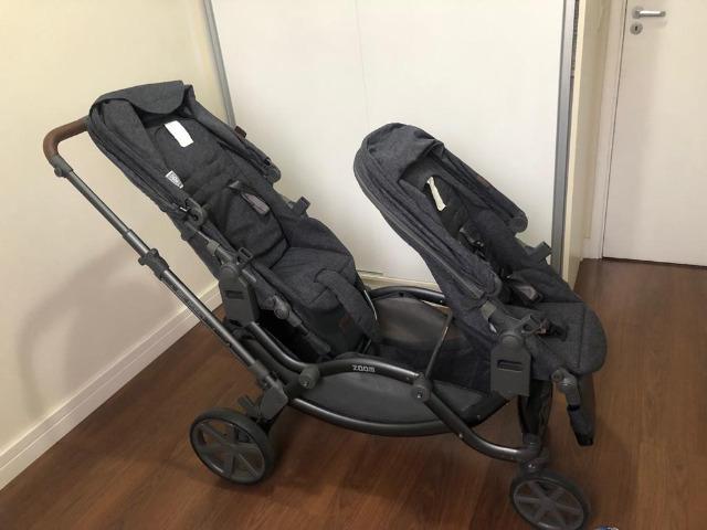 Carrinho de Bebê para Gêmeos ABC Design Zoom Style Street (6 meses a 30 kg)