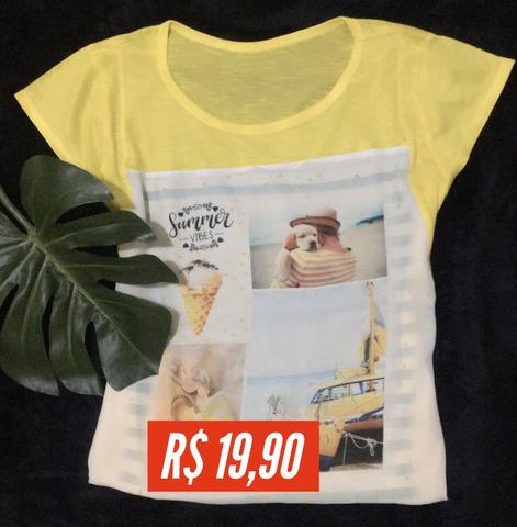 T-shirt Estampada - Foto 4