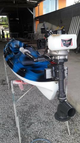 Caiaque de pesca com suporte de motor - Foto 2