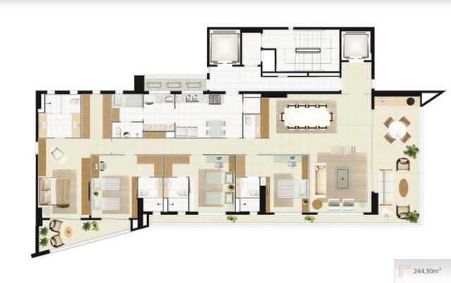 (HN) TR 16623 - Splendido no Meireles com 245m² - 4 suítes - Foto 9