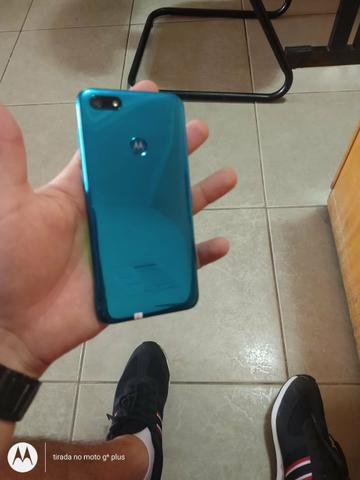 Moto E6 play azul / c/ biometria / novo / lacrado - Foto 3