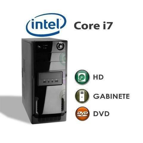 Só hoje! CPU core i7 4GB ddr3 500GB HD garantia