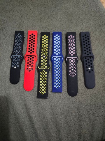 Pulseira Silicone Estilo Nike para Amazfit GTR 42mm - Foto 2
