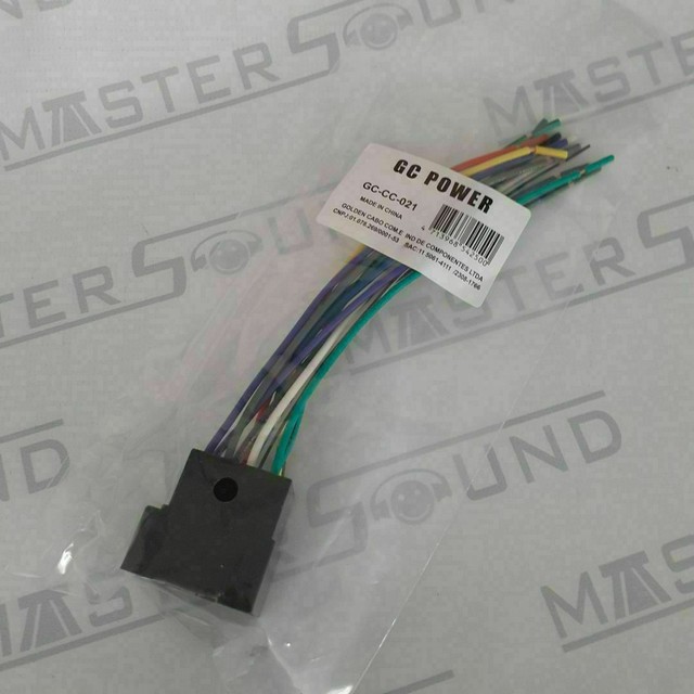 Plug 16 vias  macho. Novo. 