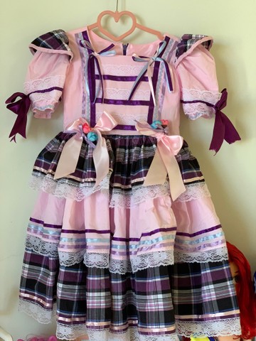 Vestido infantil festa junina feito sob medida