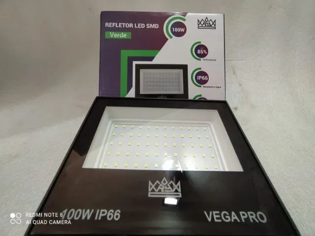 Refletor verde 100w ip66