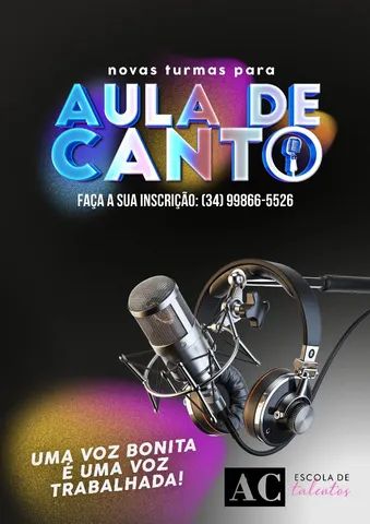 Aulas de Canto - Instrumentos musicais - Martins, Uberlândia 1248793046