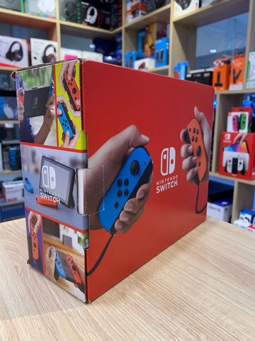 Nintendo Switch 32GB Neon Red E Blue - Loja Física | Até 12x Sem Juros