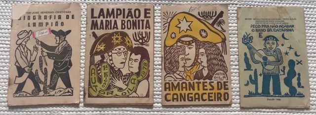 4 cordéis da década de 70 e 80 