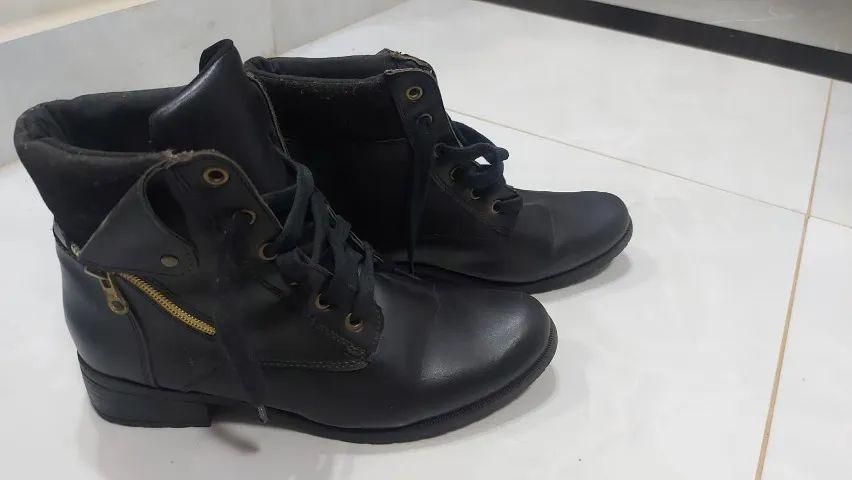 bota com cadarço - Foto 4