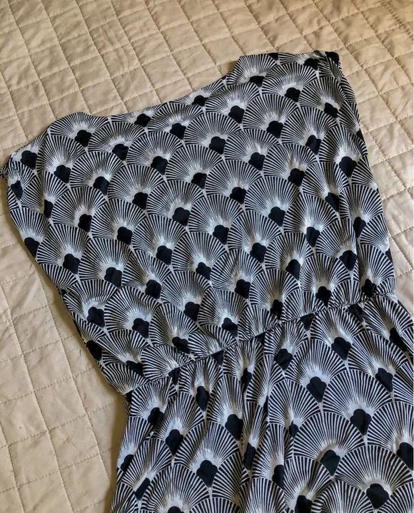 Vestido Estampado Preto e Branco - Foto 3