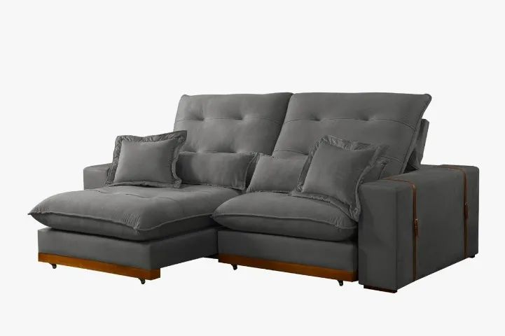 Sofá Retrátil e Reclinável Toronto 250cm - Super promoção!  - Foto 5