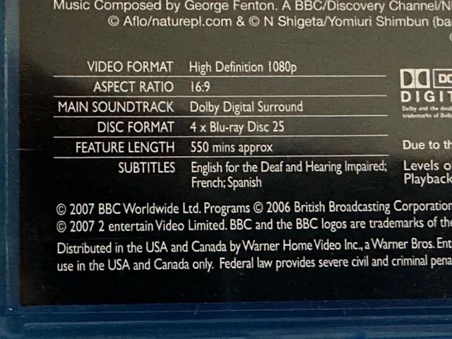 Blu-Ray Planet Earth c/ 4 Cds impecáveis, Importados. - Foto 5