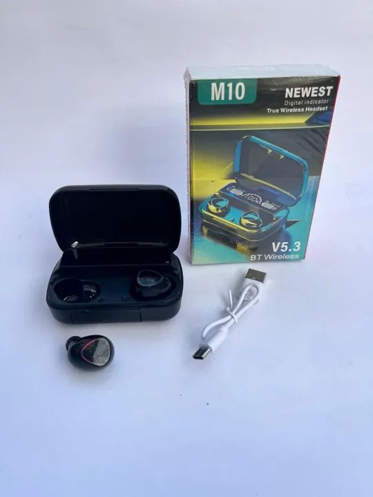 Fone de Ouvido Bluetooth M10 - Novo! - Foto 5