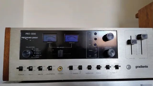  Gradiente  Amplificador Modelo Pro 1200 - Foto 4