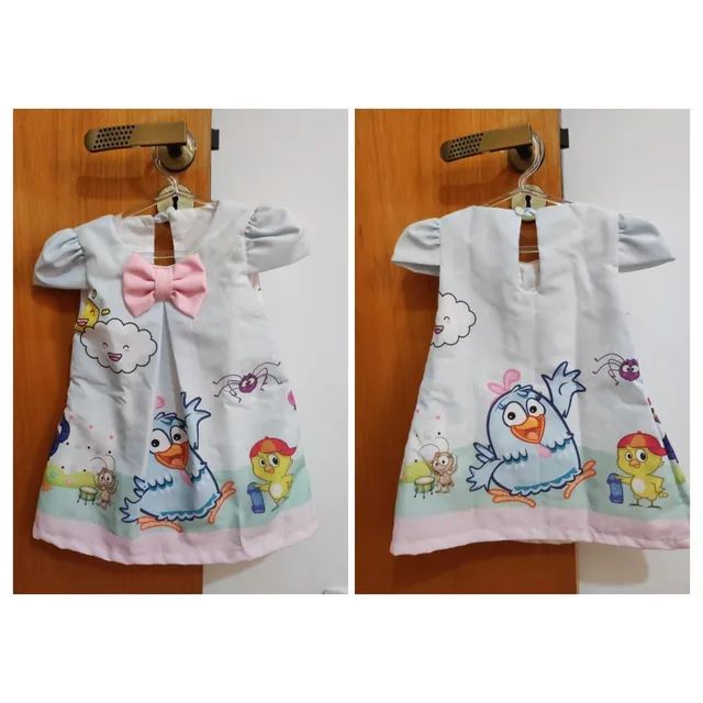 Vestido trapézio 1 ano