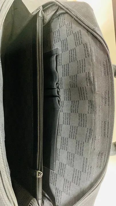 Pasta MontBlanc Preta - Foto 4