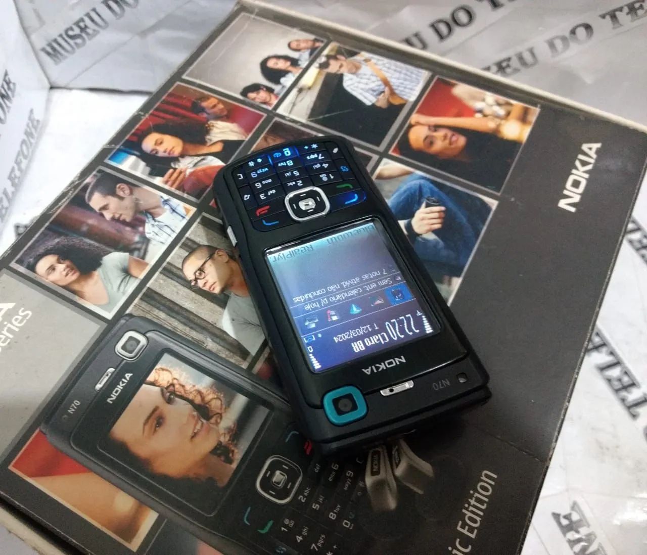 Nokia n70 celular antigo RELIQUIA original Brasil impecável  - Foto 6