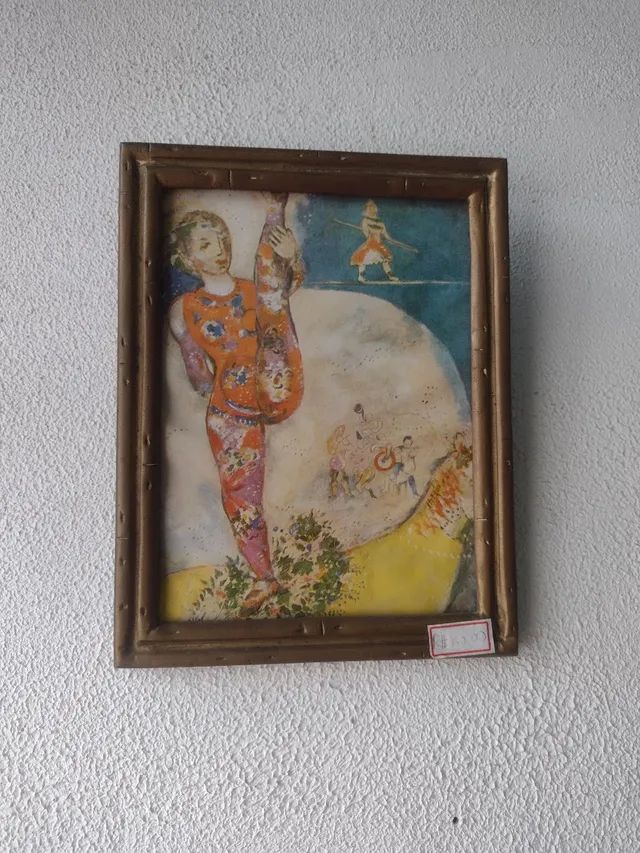 Quadro moldura em bronze