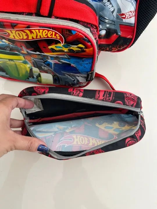 Mochila infantil HotWheels - Foto 2
